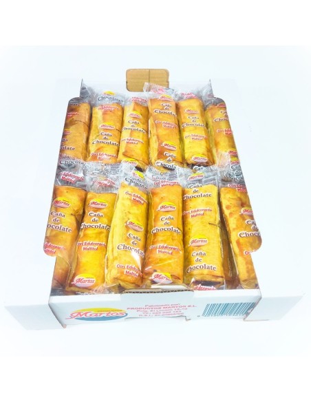 Caña de Chocolate con Maltitol (24 unidades) - Productos Martos