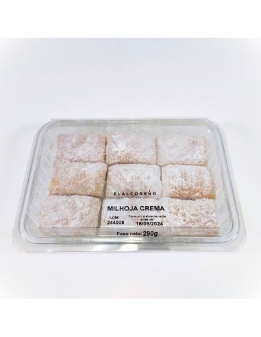 Milhoja de Crema (290g) - El Alcoreño