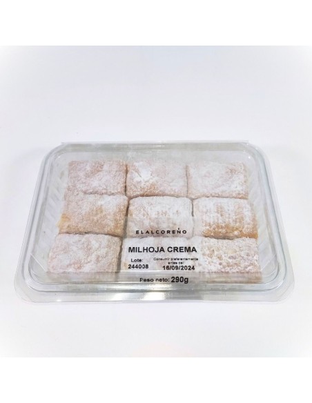 Milhoja de Crema (290g) - El Alcoreño