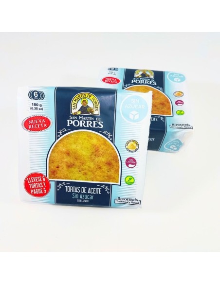 Tortas de Aceite Sin Azúcar San Martín de Porres