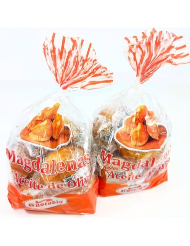 Magdalenas de Aceite de Oliva 500 grs. Productos Custodio