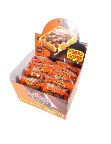 Gofre con Chocolate 10 Unidades - Punto Gofre