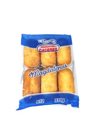 Magdalenas Valencianas 12 Unidades - Productos Cáceres
